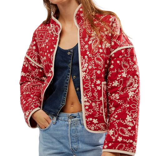 Free People Quilted Chloe Jacket