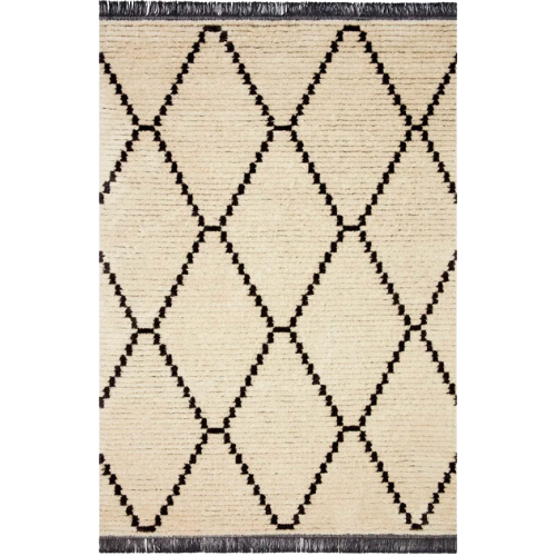 CLJ x Loloi Alice 04 Cream Charcoal Rug