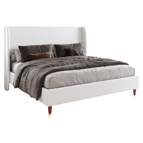 Jocisland White Upholstered Bedframe Bed