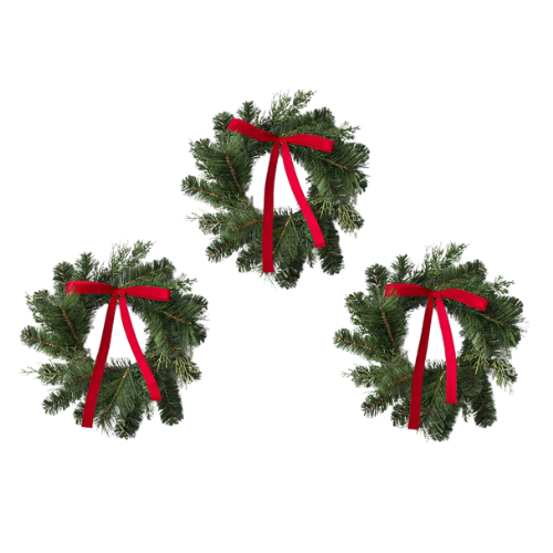 Target 3pk 16" Cedar Artificial Christmas Window Wreath