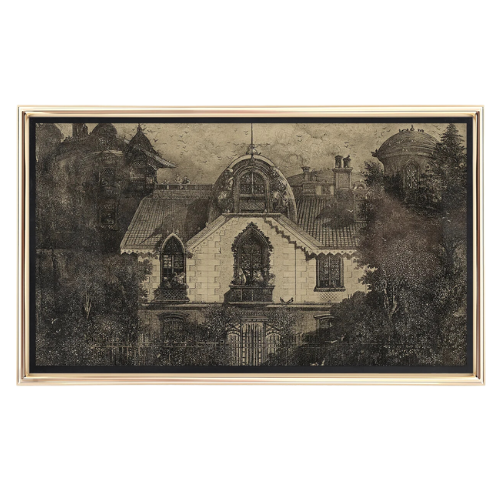 Haunted House Frame TV Art