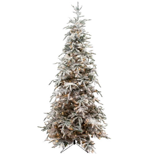 Lighted Artificial Balsam Fir Christmas Tree