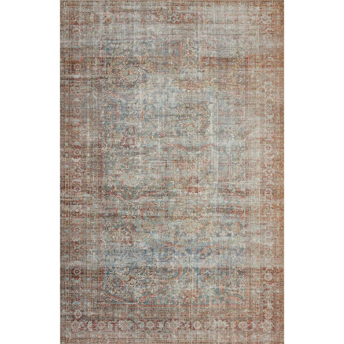 CLJ Loloi Jules Lagoon Brick Rug