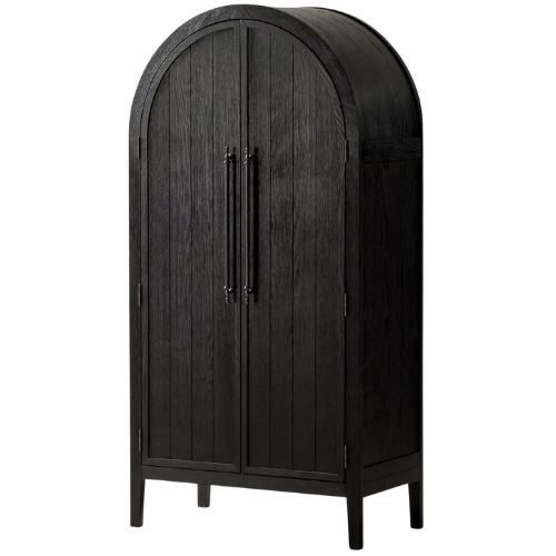 Walmart (US) Maven Lane Selene Classical Wooden Cabinet black arch