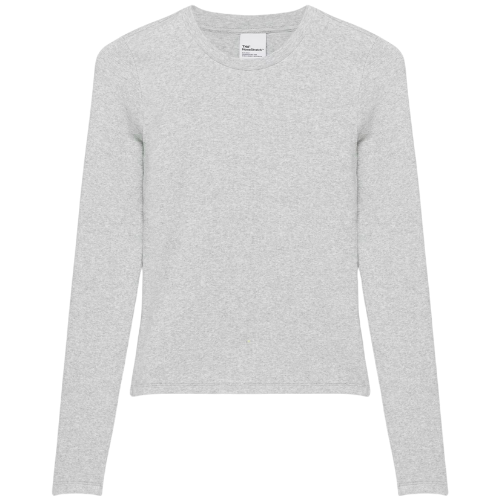 Aritzia Gray Long Sleeve Shirt HOMESTRETCH™ CREW LONGSLEEVE