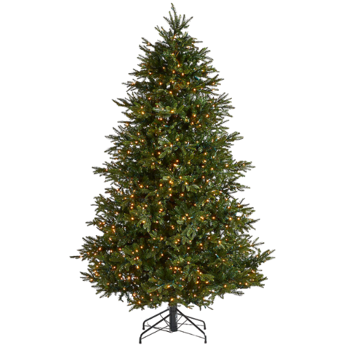 Crate & Barrel Faux Alaskan Spruce Pre-Lit LED Christmas Tree