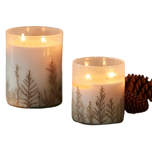 Terrain Linnea Gilded Fern Candle, Forest Fir