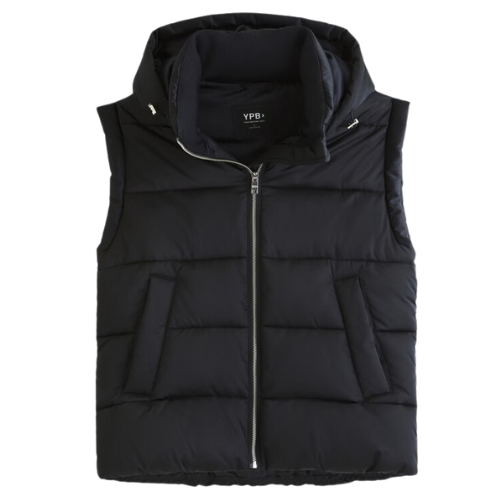 Abercrombie Satin Puffer Vest