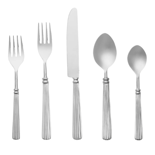 McGee & Co. (US) McNully Flatware (Set of 5) Silver