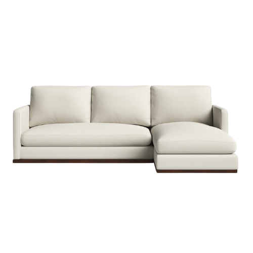 Wayfair Cream Bobbi 2 - Piece Upholstered Sectional See More by Joss & Main