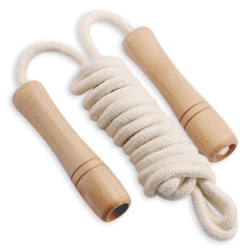 Jump Rope for Kids - Wooden Handle