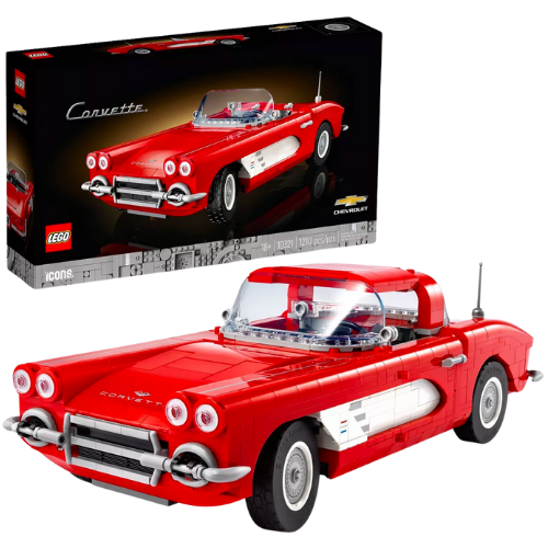 LEGO Icons Corvette Classic Car Model Building Kit