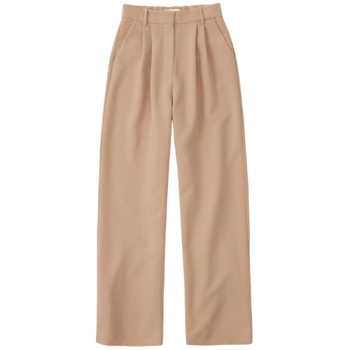 Abercrombie Tan A&F Sloane Tailored Pant