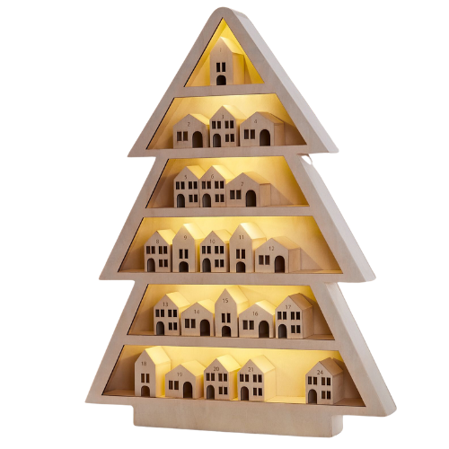 West Elm (US) Pure Wood Light-Up Advent Calendar