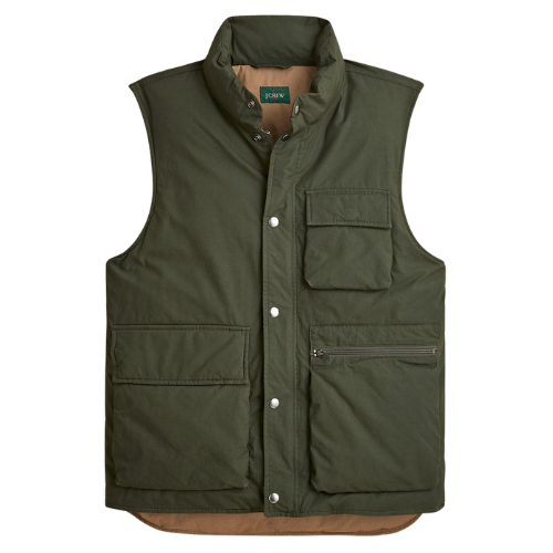 J. Crew US Utility vest with PrimaLoft® Green