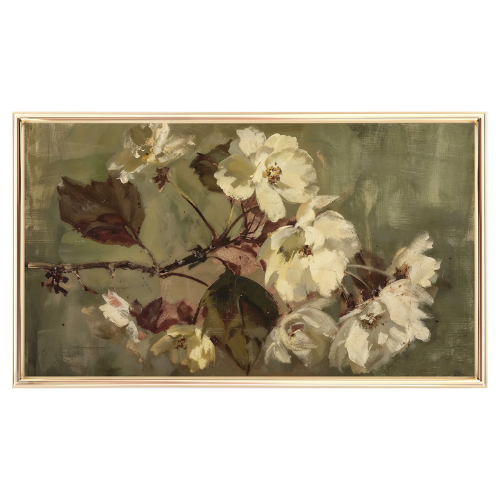 Autumn Flowers Frame Tv art