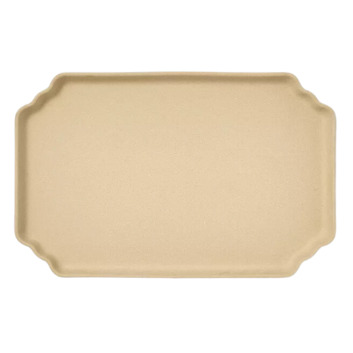 beige tray ceramic