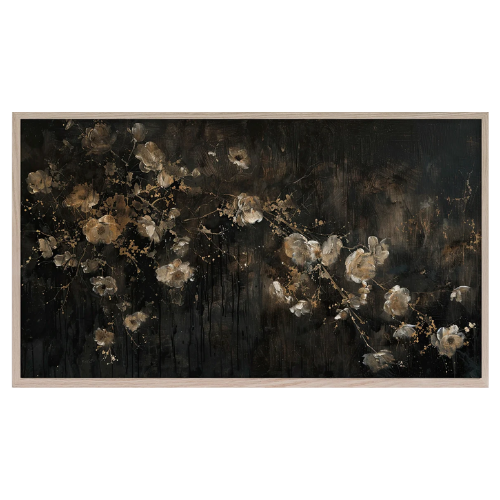 Dark Florals Samsung Frame TV Art