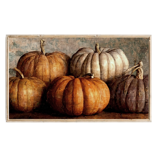 Pumpkin Frame Tv Art