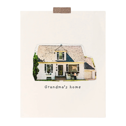 Custom Watercolor House Portrait