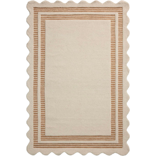 CLJ x Loloi Scottie Ivory Rust Rug