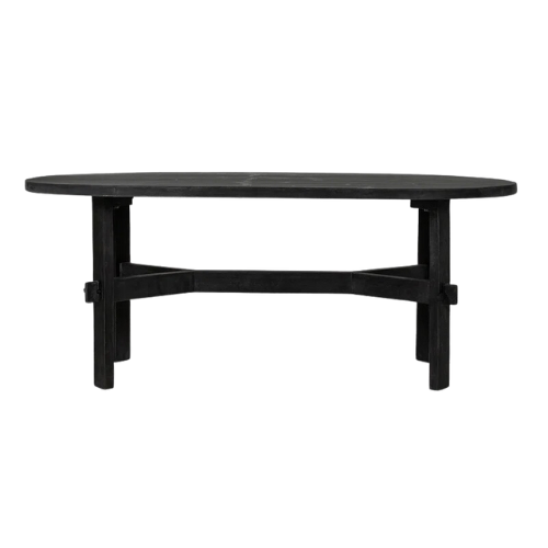 Wayfair Black Boudreaux Solid Wood Coffee Table