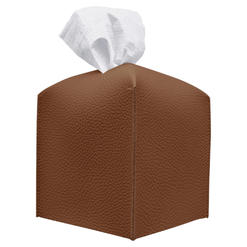 Leather Tissue Box Cover