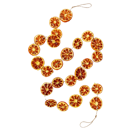 House of Jade Home Faux 5.5' Orange Slice Garland