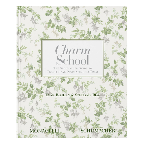 Charm School Book Floral Vintage