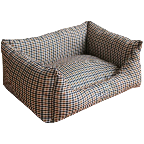 Pet Life Wick-Away Plaid Dog Bed