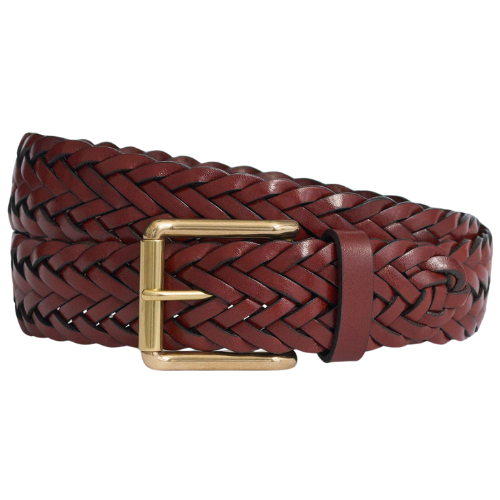 Brooks Brothers Braided Leather Belt