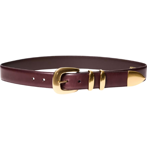 Aritzia LEGENDARY SOLID BRASS LEATHER WIDE BELT