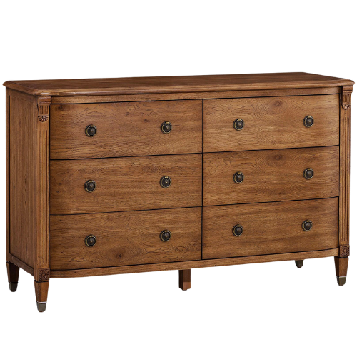 Pottery Barn Teen Chris Loves Julia 6-Drawer Dresser (56") Aged Oak