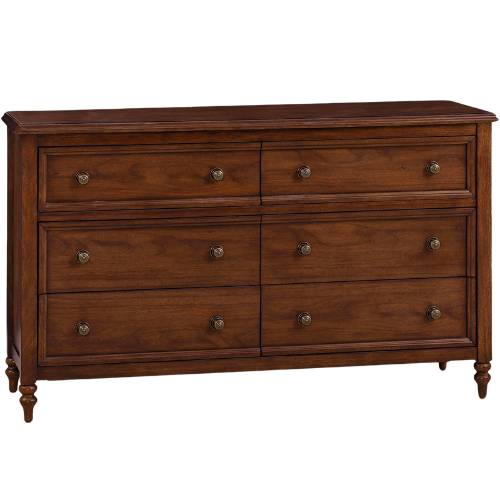 CLJ + Pottery Barn Teen Chris Loves Julia Turned Wood 6-Drawer Dresser (56")