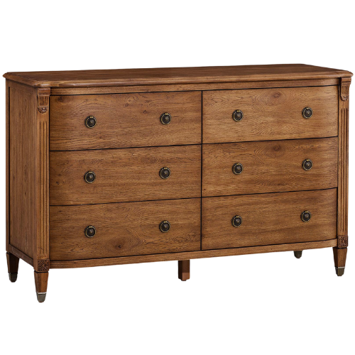 CLJ + Pottery Barn Kids Chris Loves Julia Aged Oak Extra-Wide Dresser (56")