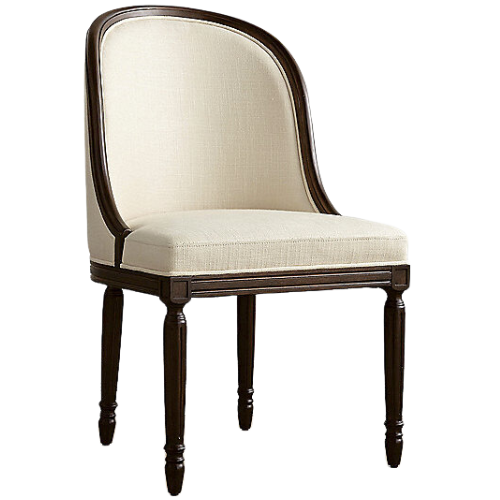 Frontgate Savoy Dining Chair | Frontgate Upholstered Wood