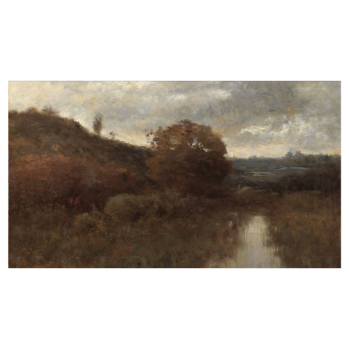 Heirloom Print Shop Fall Landscape Muted Season Frame TV