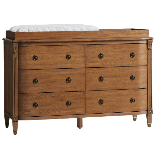 CLJ + Pottery Barn Kids Chris Loves Julia Extra-Wide Nursery Dresser & Topper (56")