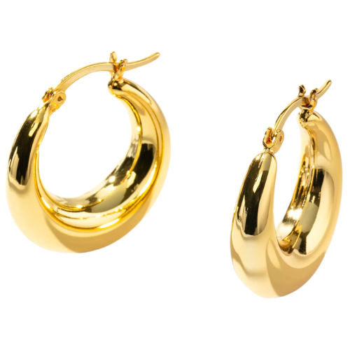 Uncommon James bold gold hoops