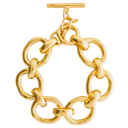 Sezane Agathe Bracelet gold chain chunky