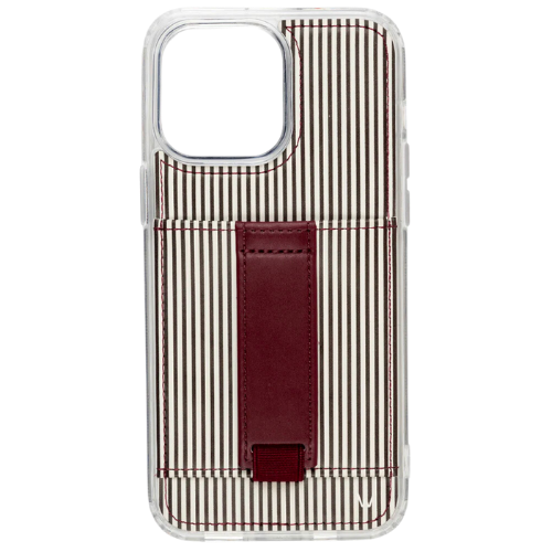 CLJ x Walli cases james striped maroon iphone case