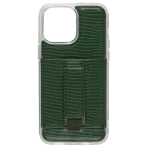 CLJ x Walli cases vivienne green leather iphone case