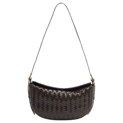 & Other Stories Mahogany Braided Shoulder Bag