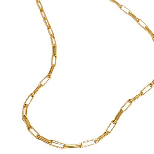 Madewell gold Paperclip Chain Necklace