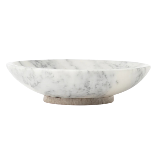 marble shallow bowl dish