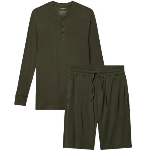 Tommy John Downtime Henley & Short Set