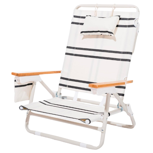 Striped Beach Folding Chair