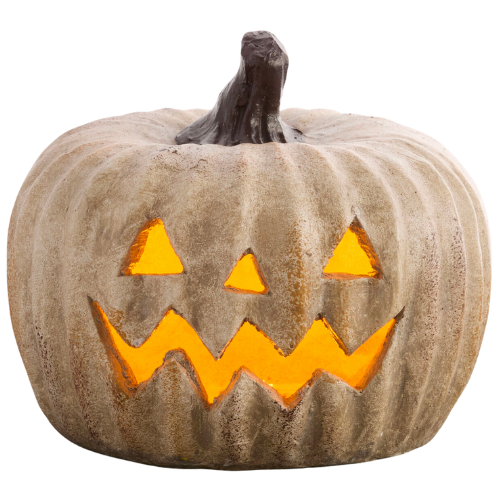 World Market Short Antiqued Jack-O'-Lantern LED Light Up Decor