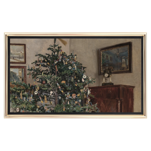 Christmas Frame Tv Art Tree