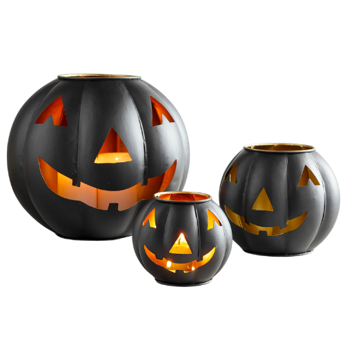 Pottery Barn (US) Metal Jack-O-Lantern Candleholder